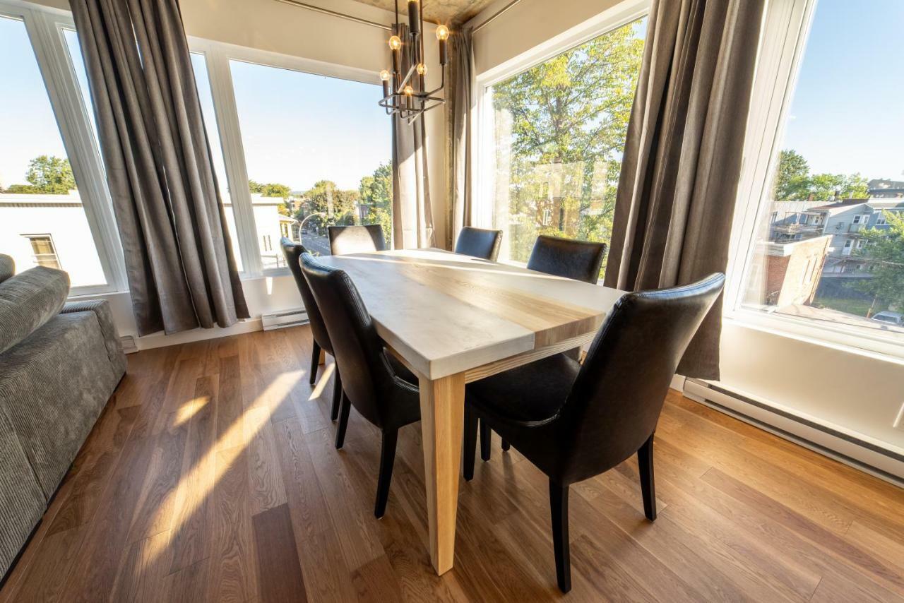 Apartamento Aux Havres Urbains - Le Penthouse De La 3Ieme Avenue Ciudad de Quebec Exterior foto