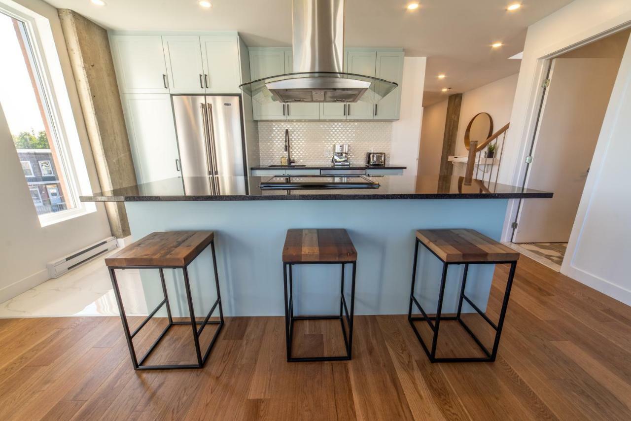 Apartamento Aux Havres Urbains - Le Penthouse De La 3Ieme Avenue Ciudad de Quebec Exterior foto