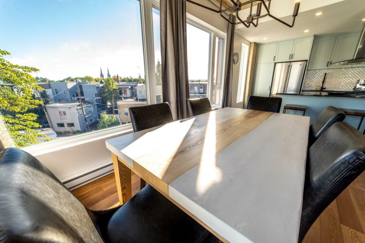 Apartamento Aux Havres Urbains - Le Penthouse De La 3Ieme Avenue Ciudad de Quebec Exterior foto